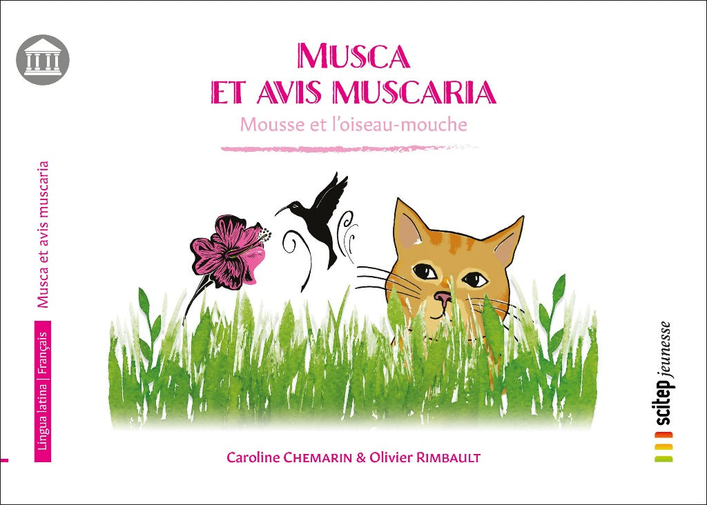 Couverture du livre Musca et avis muscaria éditeur SCITEP jeunesse auteur Caroline Chemarin conte pour enfants à partir de 3 ans