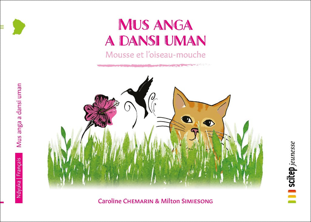 Couverture du livre Mus anga a dansi uman éditeur SCITEP jeunesse auteur Caroline Chemarin conte pour enfants à partir de 3 ans